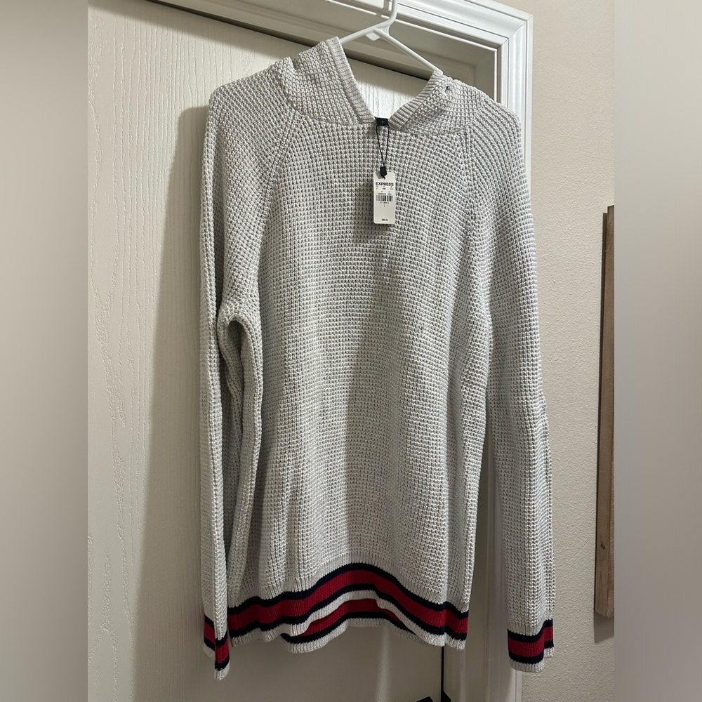 Men’s Express waffle knit sweater